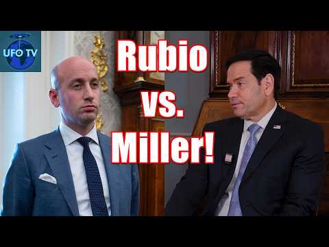 YouTube Video Thumbnail: Marco Rubio outet Stephen Miller als #UFO-Chef! ● UAPdate 2026/8/13