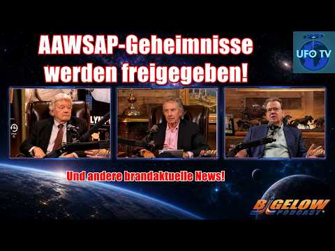 YouTube Video Thumbnail: Aktuelle News: Bigelow, Bledsoe, Åsberg, Elizondo und Stratton! ● UAPdate 2026/10/7