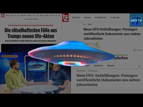 YouTube Video Thumbnail: UFOs in deutschen Medien: Sommerloch oder Wende? ● UAPdate 2026/8/12